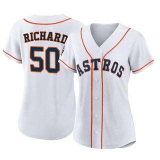 Men's J.R. Richard Houston Astros Replica White Home Jersey